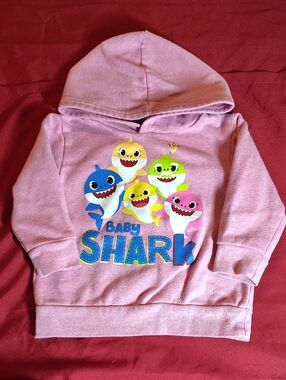 Baby Shark Pink Hoodie for Kids – Licensed Character Pullover